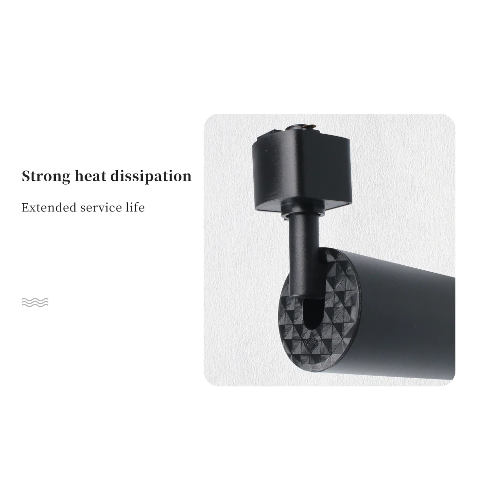 Светодиодный Трековый светильник GU10 Интерфейсный настенный направляющий