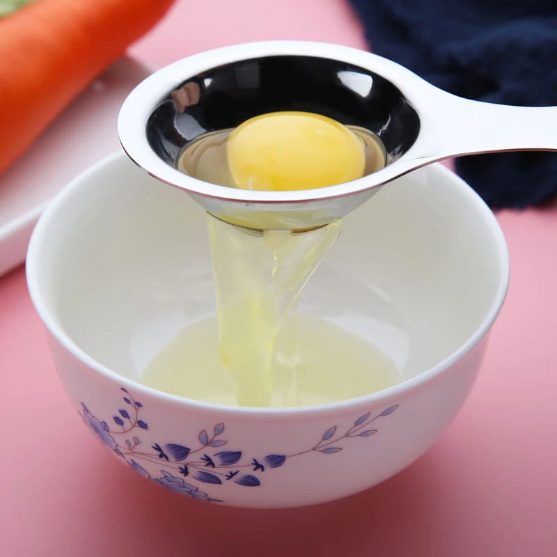 

Stainless Steel Egg White Separator Tools Eggs Yolk Filter Gadgets Kitchen Accessories Separating Funnel Spoon Egg Divider Tool