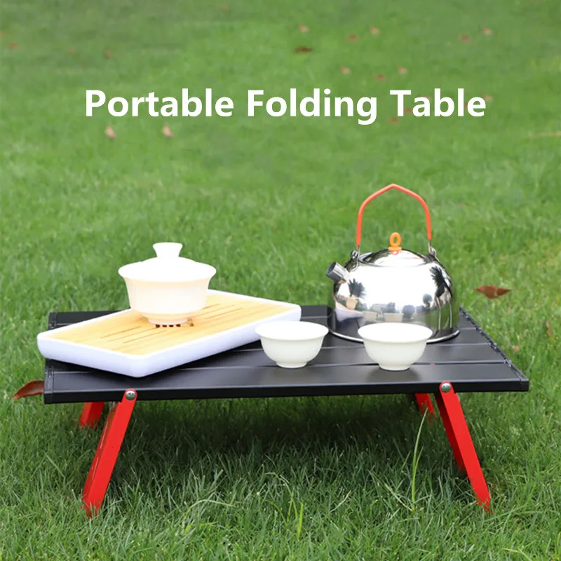 

Портативный стол для кемпинга, алюминиевый складной кухонный стол, стол для пикника на открытом воздухе