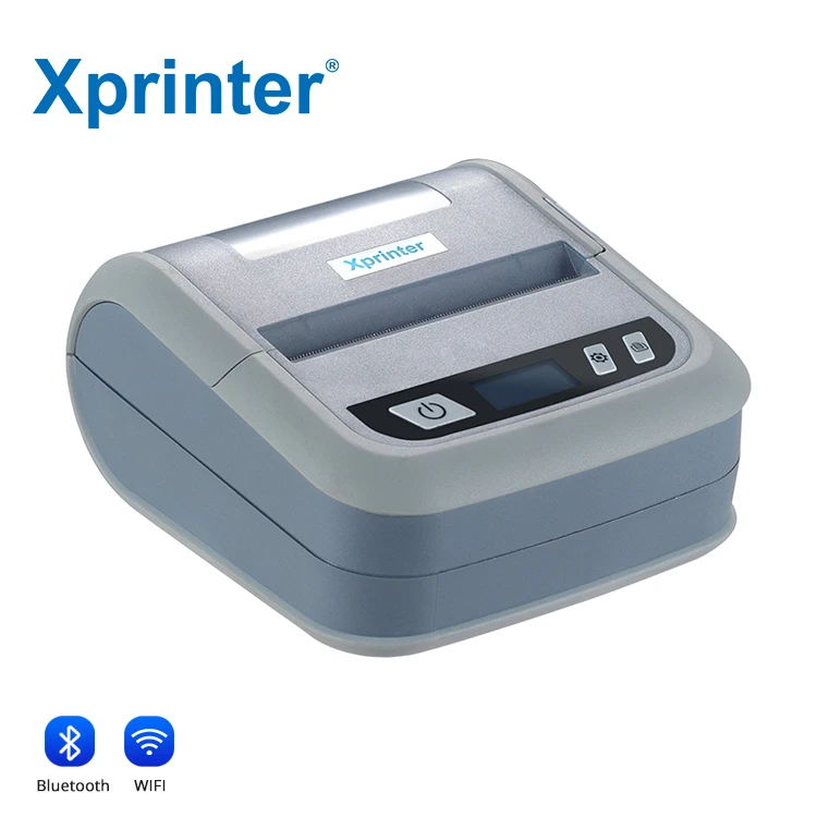 Фото Портативный принтер чеков Xprinter XP-P323B, устройство для печати этикеток, бесчернильный принтер с LED-экраном и поддержкой различных команд №1
