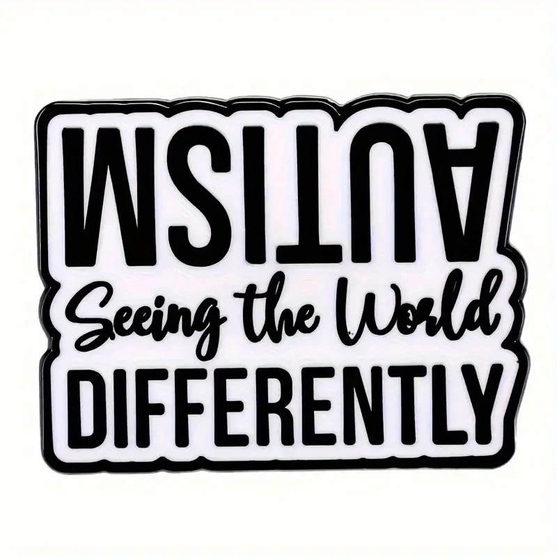 Брошь с надписью Автоматизм дивиться в мире значок на лацкан для рюкзака шляпы