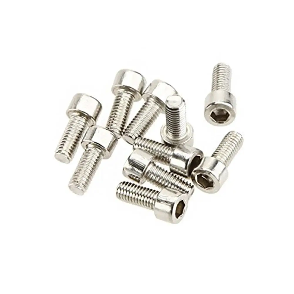 

10pcs/Set Bicycles Water Bottle Holder Bolts Stainless Steel 5MM*12MM Threaded Screws for Bracket Rack