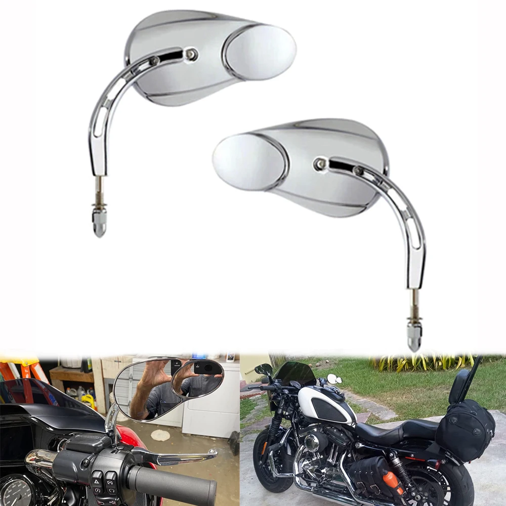 Зеркало заднего вида для мотоцикла Harley Touring Road King Electra Glide Classic SOFTAIL DELUXE FLHTC FLSTC FXDB DYNA