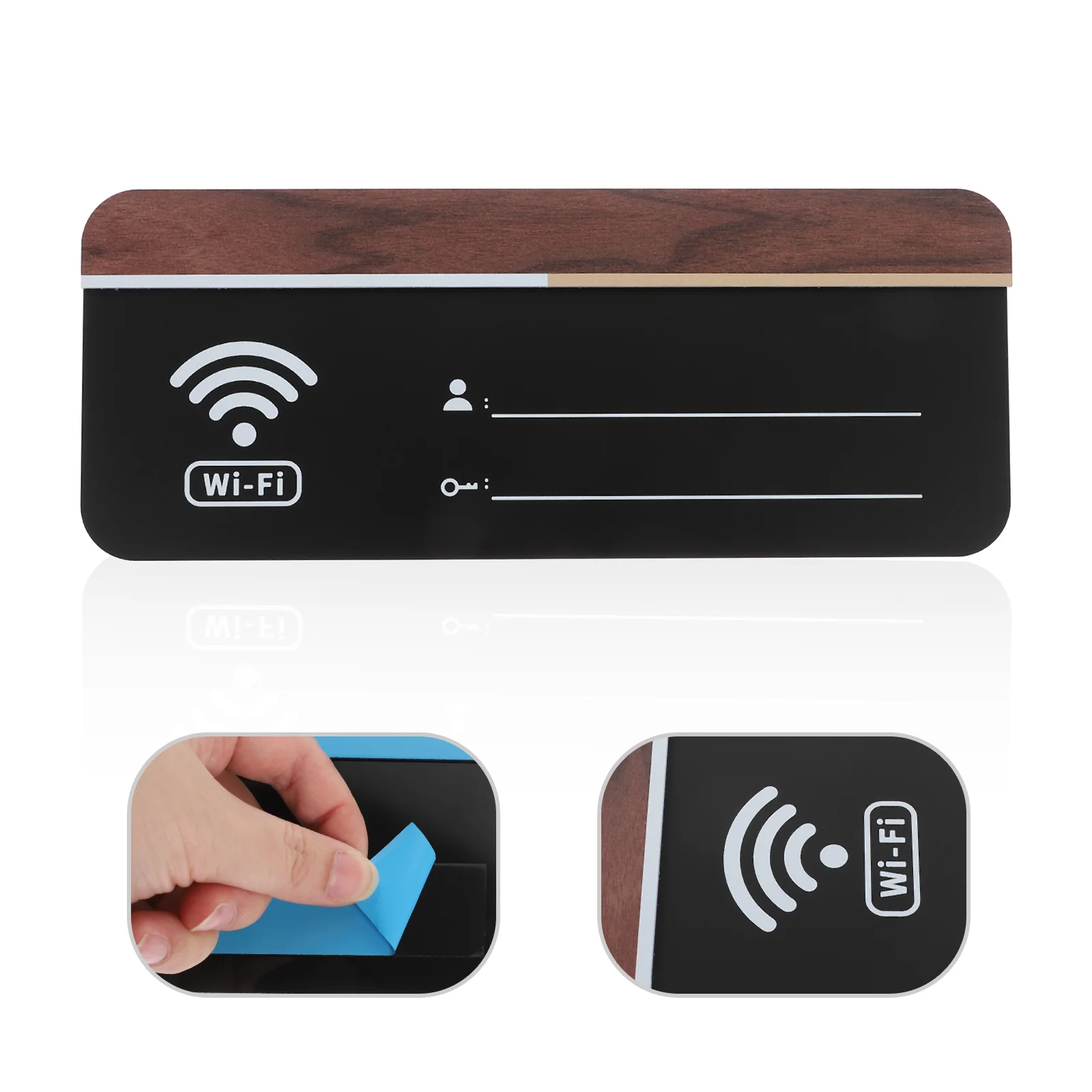 

Acrylic Wifi Password Sign Signboard College Room Decor Signage Home Supplies Wall Ornaments