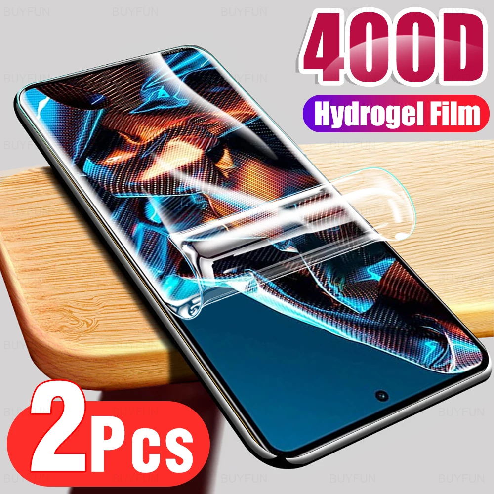 

Гидрогелевые пленки 2 шт. для Xiaomi Poco X5 Pro 5G M5 4G M3pro M3 M4 X3 NFC X3pro PocoX5, защита экрана с полным покрытием