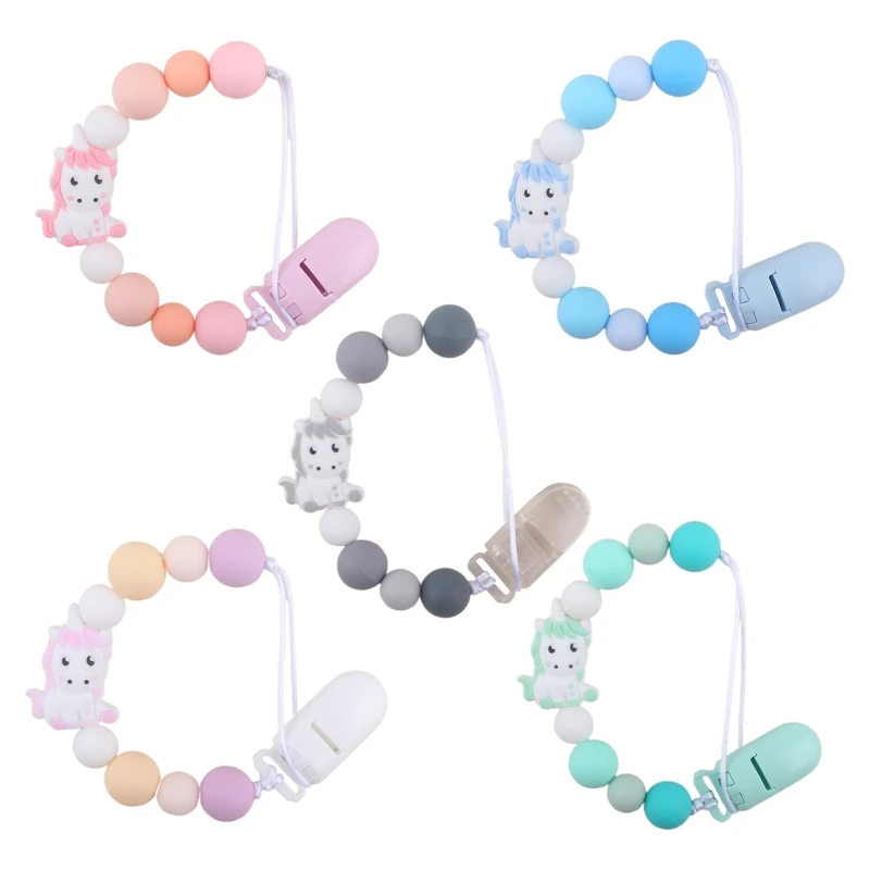 

Y3NF Единорог соска цепь зажим фотобусины