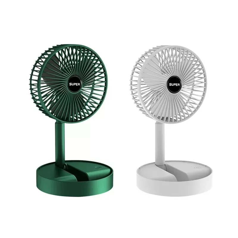 

NEW2023 Mini Desktop Fan Foldable Fan USB Rechargeable Fan Camping Home Folding Small Table Fan Summer Fan
