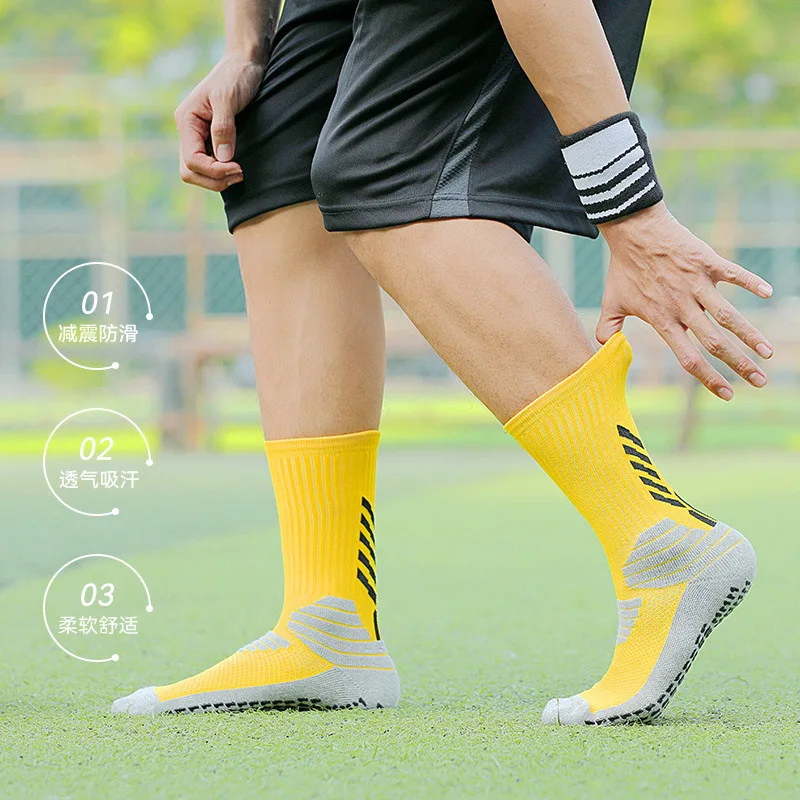 Professional Football Stockings Male Cone Adult Thickening Towel Bottom Sports Socks Men Dispensing non-slip Socks