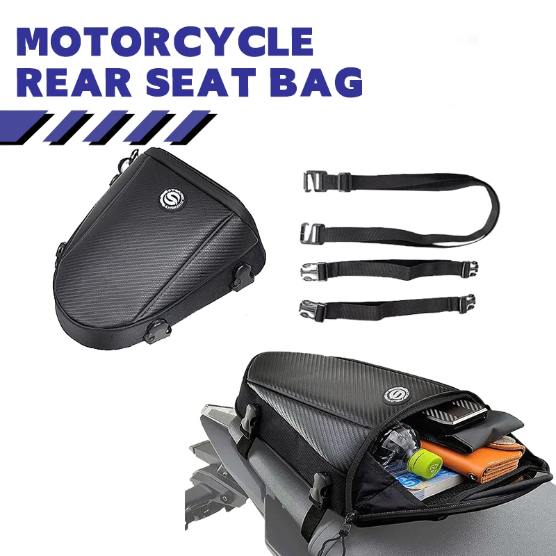 Сумка на заднее сиденье мотоцикла черная сумка седло для инструментов |