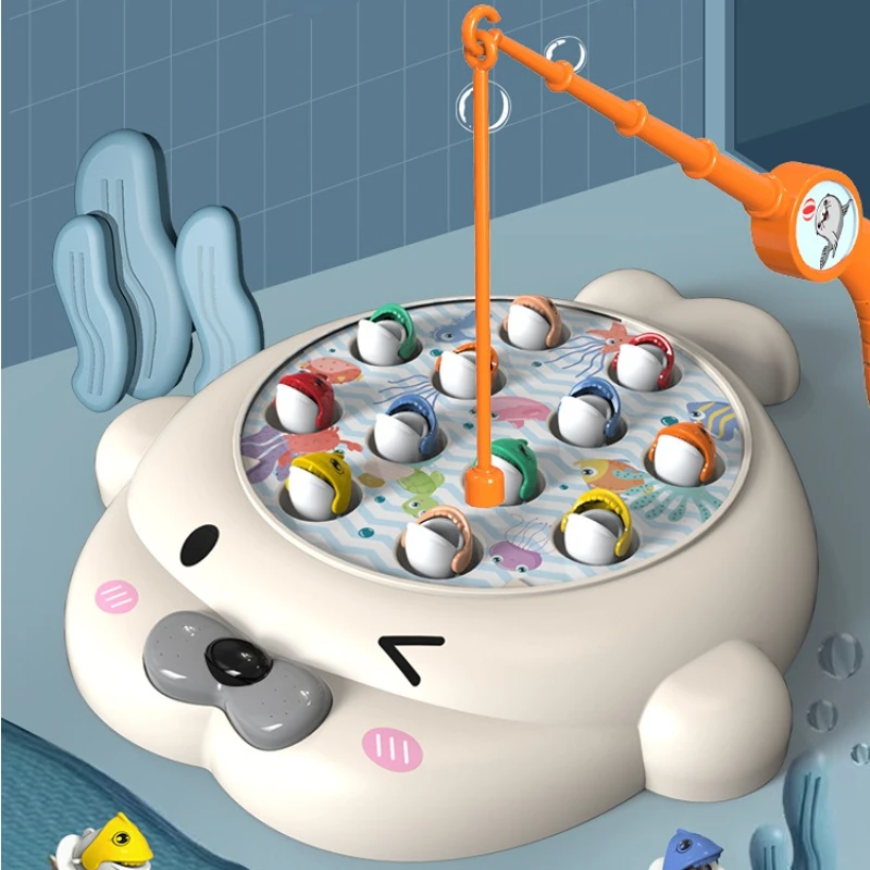 

Children Boy Girl Fishing Toys Magnetic Play Baby Toys for Tollder Children Color Cognition Funny Games Montessori Toys