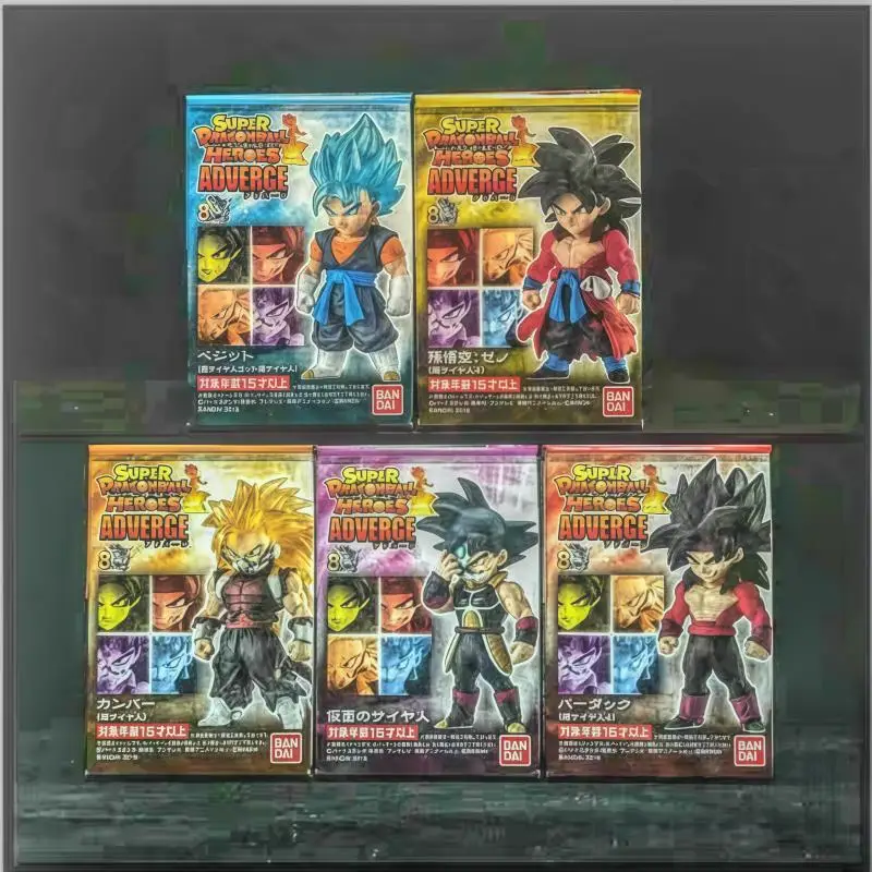 Коллекционная мини-фигурка Bandai Super Dragon Ball Heroes Adverge 1 в слепой коробке, статуэтка, настольное украшение, аниме-подарок для любителей аниме (art.: 3920dba561cf3) - 3920dba561cf3