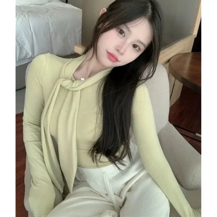 Футболка с длинным рукавом женский дизайн популярный топ блузы одежда для женщин