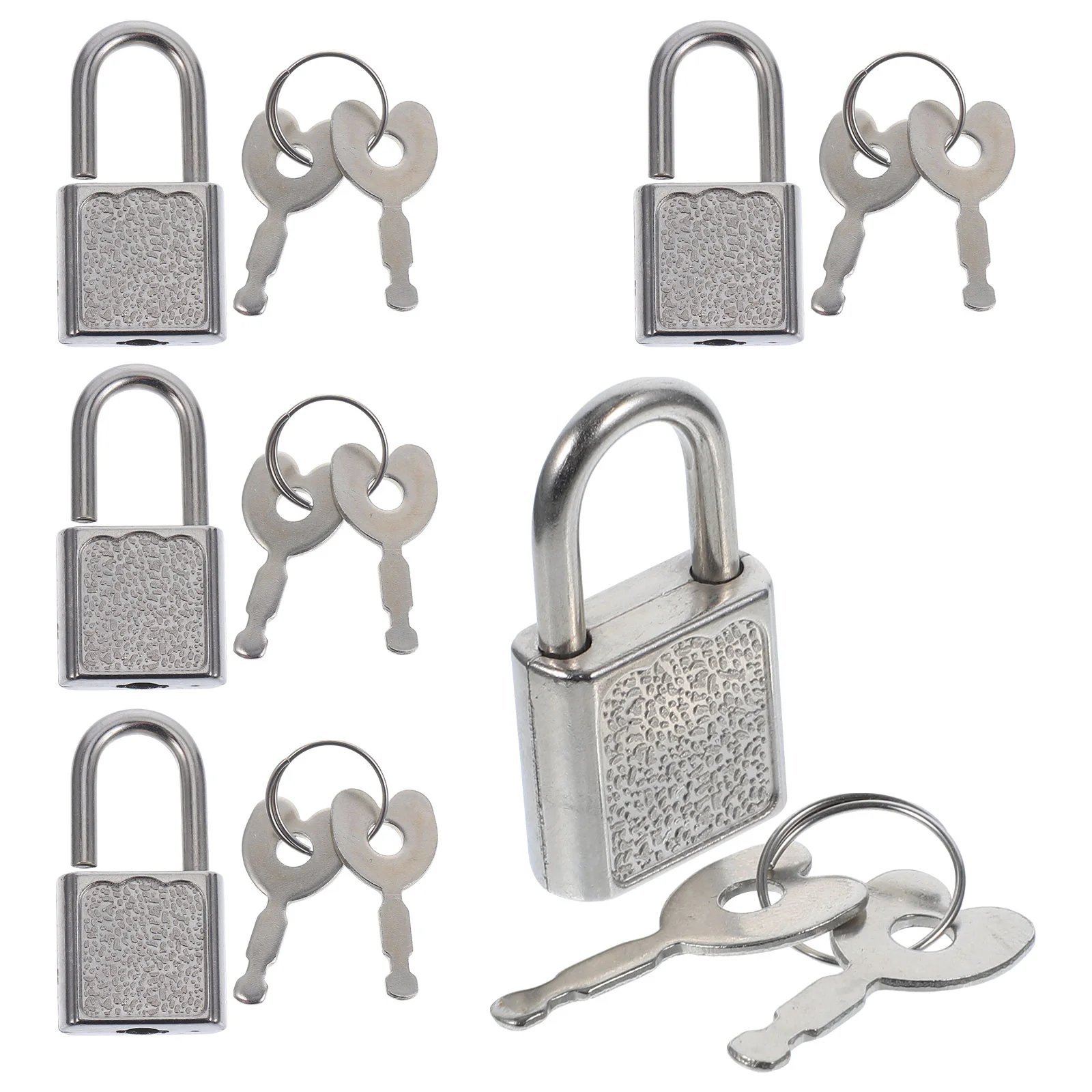 

5 Sets Treasure Lock Small Keys Notebook Pirate Locks Plastic Toys Child