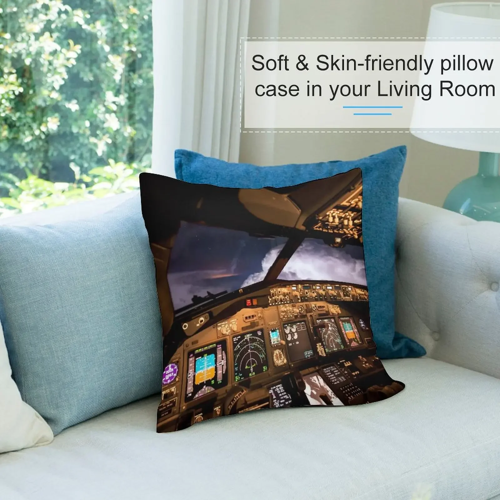 Thunderstorms попереду декоративная наволочка для подушки гостиной