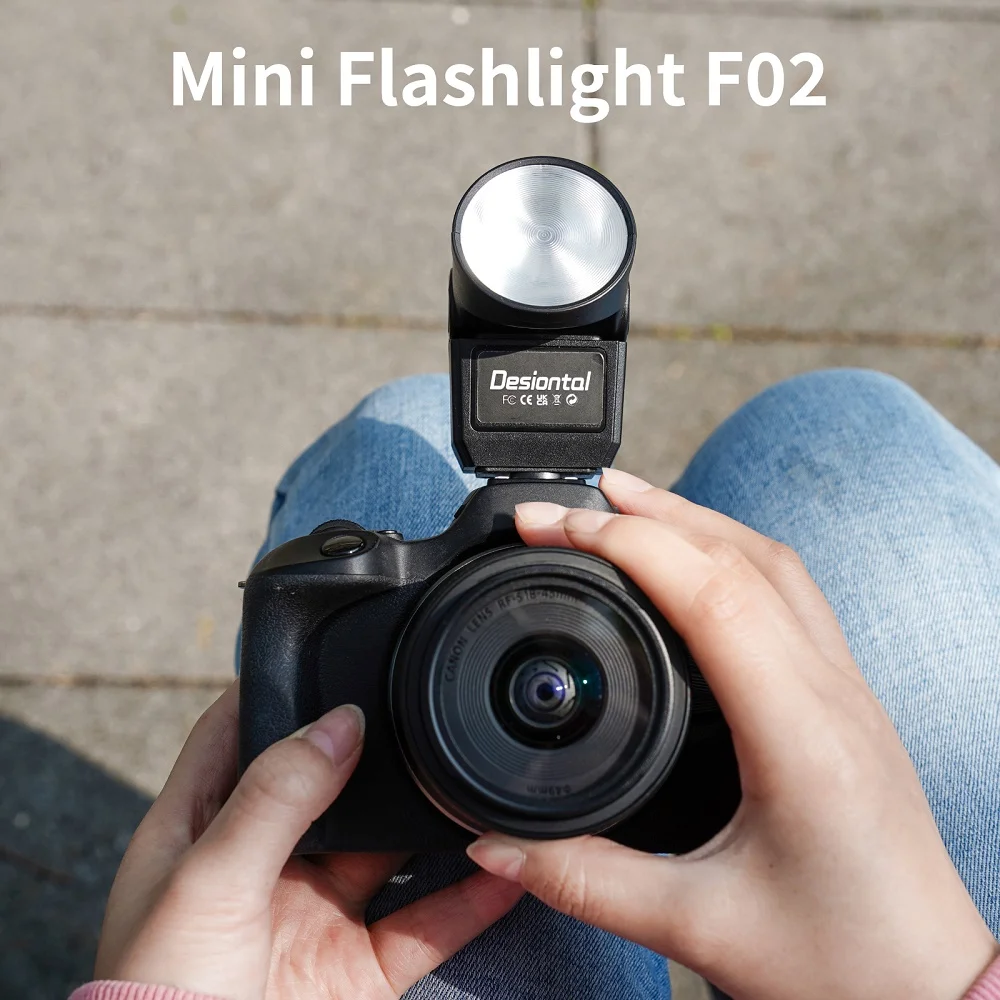 Фото Мини-вспышка Mcoplus F02 GN8 Speedlite для Canon EOS R R5 R6 R7 R6II R8 R10 RP R100 R50 EOS M M6 M50 M3 M5 M6 Mark II M50 Mark II №2