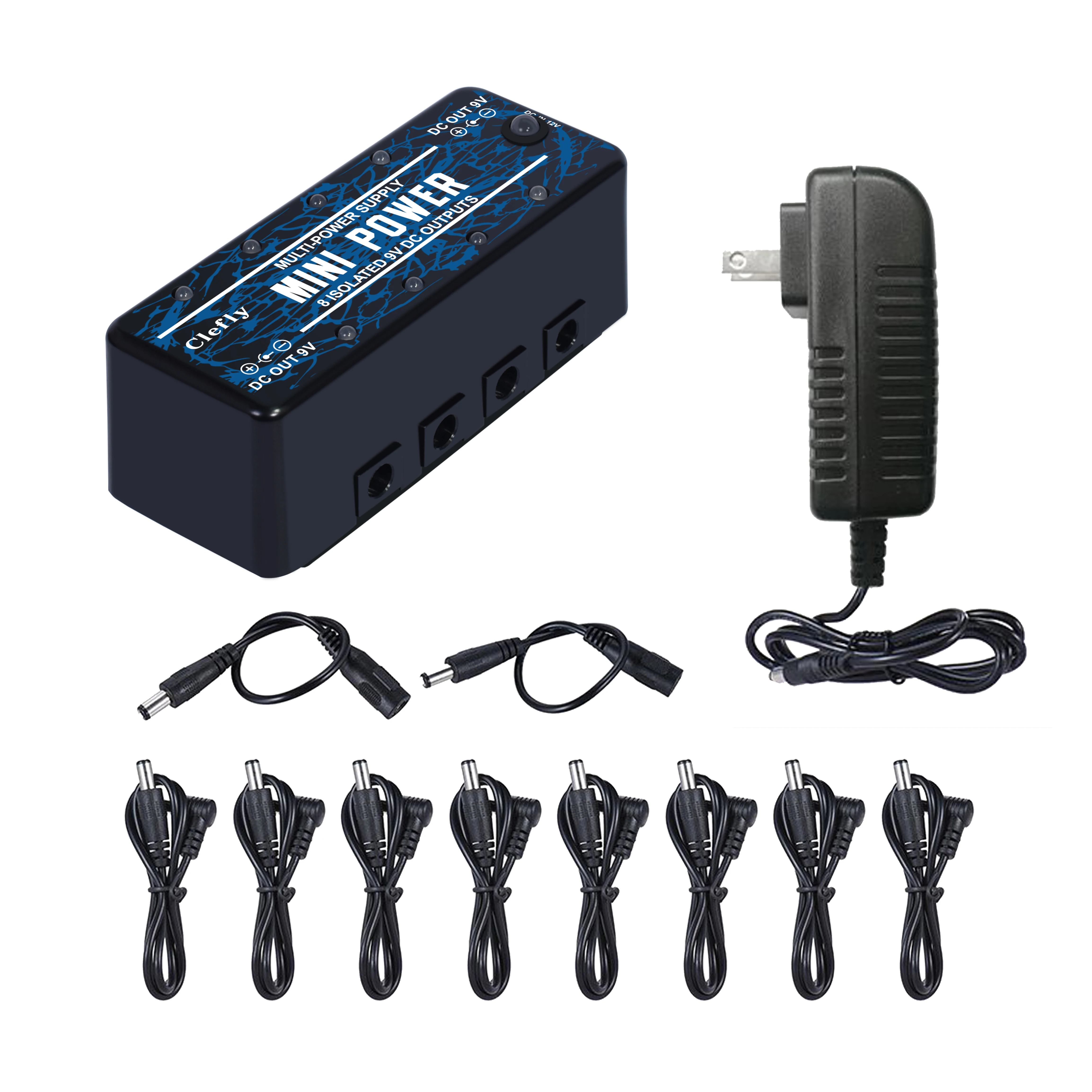 Zikzic Clefly LEF-329 Мини-источник питания для гитарных эффектов Многофункциональный с 8