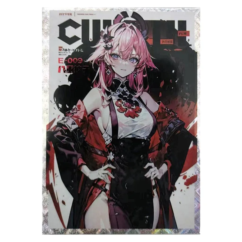 Редкие карточки с преломляющим эффектом из аниме История богини Eula Makima Люси Ху