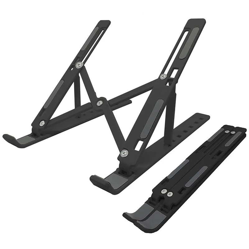 

Подставка для ноутбука, 7 уровней, регулируемый угол, регулируемая высота, ABS, складное портативное крепление для планшетов 9-16 дюймов, MacBook ...