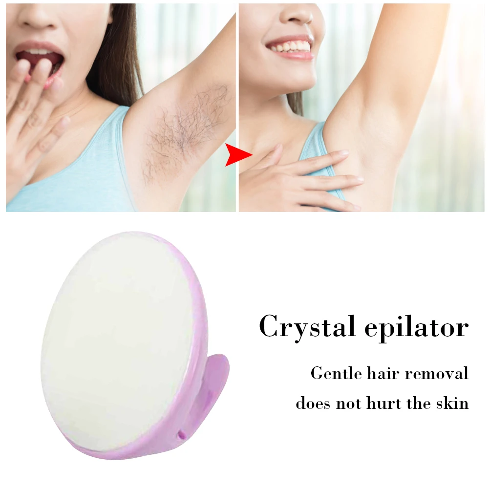 

Crystal Physical Hair Removal Painless Safe Epilator Easy Cleaning Reusable Body Beauty Depilation Tool Women Glass Hair Removal