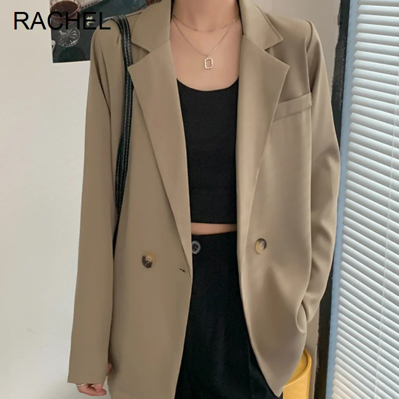 

Женский костюм с длинным рукавом, черный костюм в Корейском стиле, модель весна-осень 2021