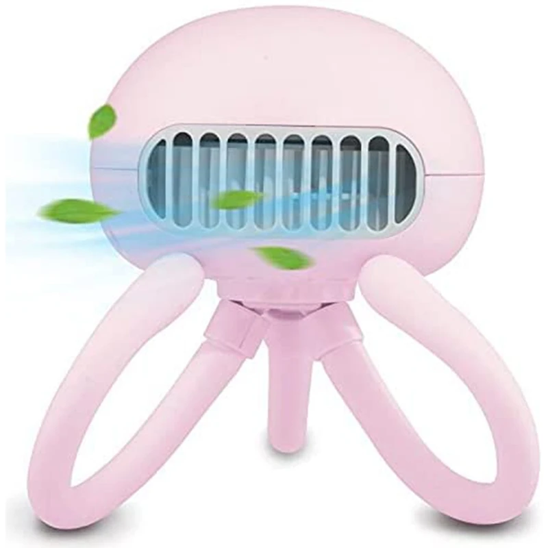 

Portable Stroller Fan Bladeless Fan Mini Handheld Fan With Flexible Tripod Clip On Stroller Fan For Crib, Bike