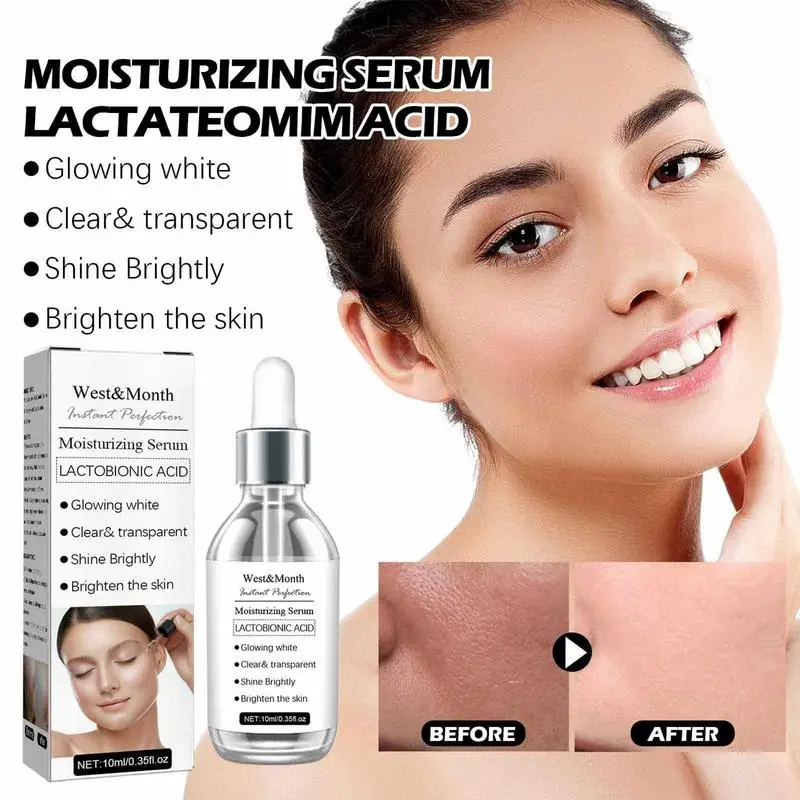 

Glow Moisturizing Serum 10ml Brightening Lightening Hydrating Essence Nourishing Anti Aging Firm Smooth Face Skin Care Products