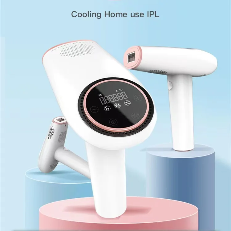 IPL Hair Removal Device Ice Cooling 999999 Flashes Laser Hair Removal 6 Energy Level Permanent Painless Handheld Longlasting