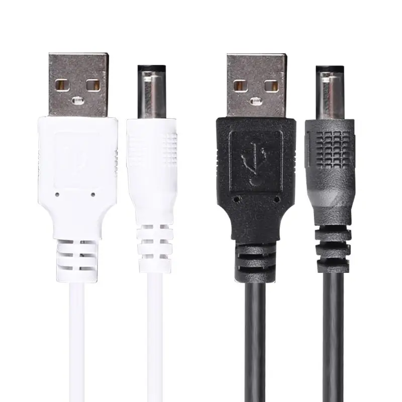 

Power Supply Socket Charging Adapter USB 2.0 Type A Male to for Dc 5.5 mm/2.1 mm