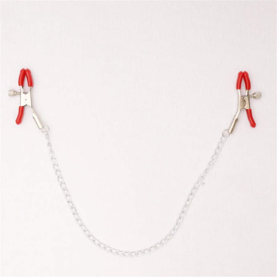 Зажимы для сосков из нержавеющей стали с цепочкой зажим губной губы груди игры