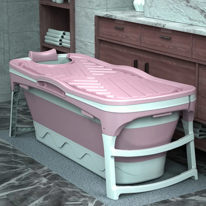 

Бытовая мебель для ванной, Складная Ванна, большая ванночка для взрослых, ведерко для полной ванны, утолщенная портативная Ванна