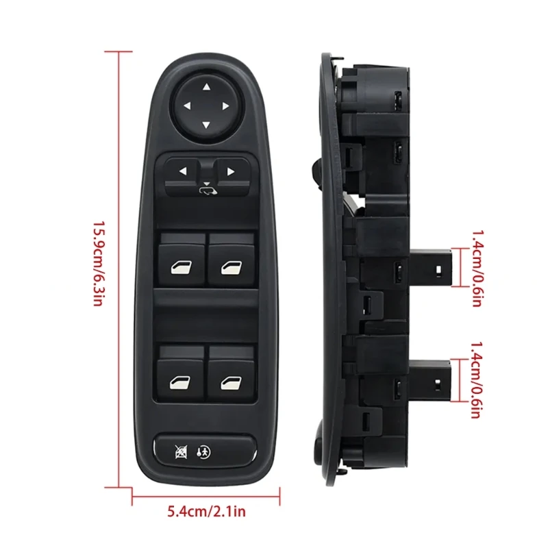 Для 6554YH 6554.YC 96639382ZD Переключатель управления окном дверью кнопка подъема стекла