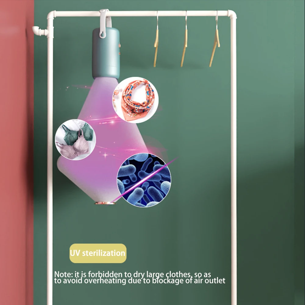 Электрическая сушилка для одежды дорожный портативный аппарат сушки белья и