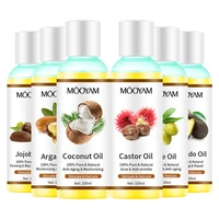 100ml organic esencial oil pure jojoba castor coconut avocado vitamin c olive argan oil carrier oil for hair and skin