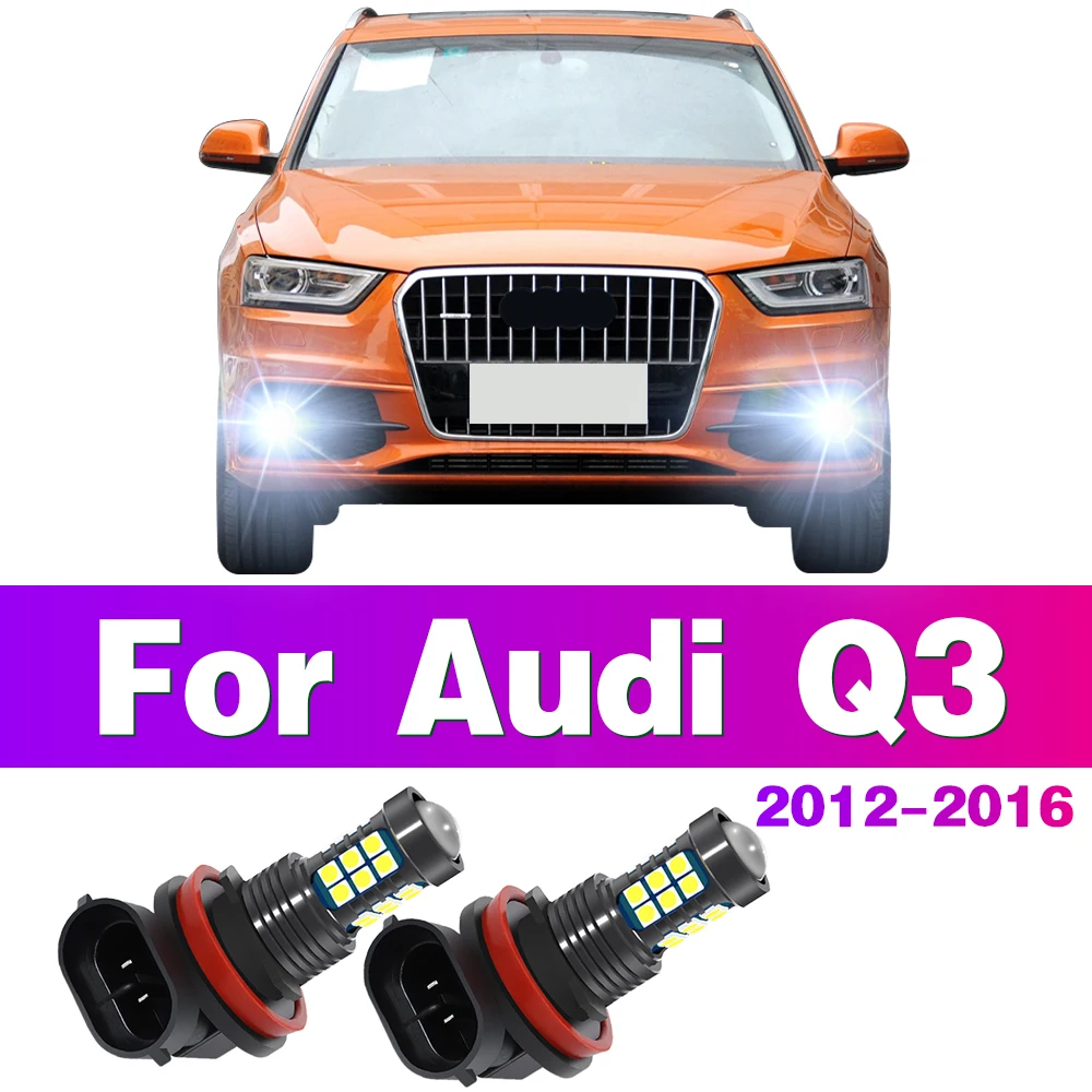 

2 шт., автомобильные передние противотуманные лампы для AUDI Q3 8U 2012 - 2016 2013 2014 2015, автомобильные аксессуары