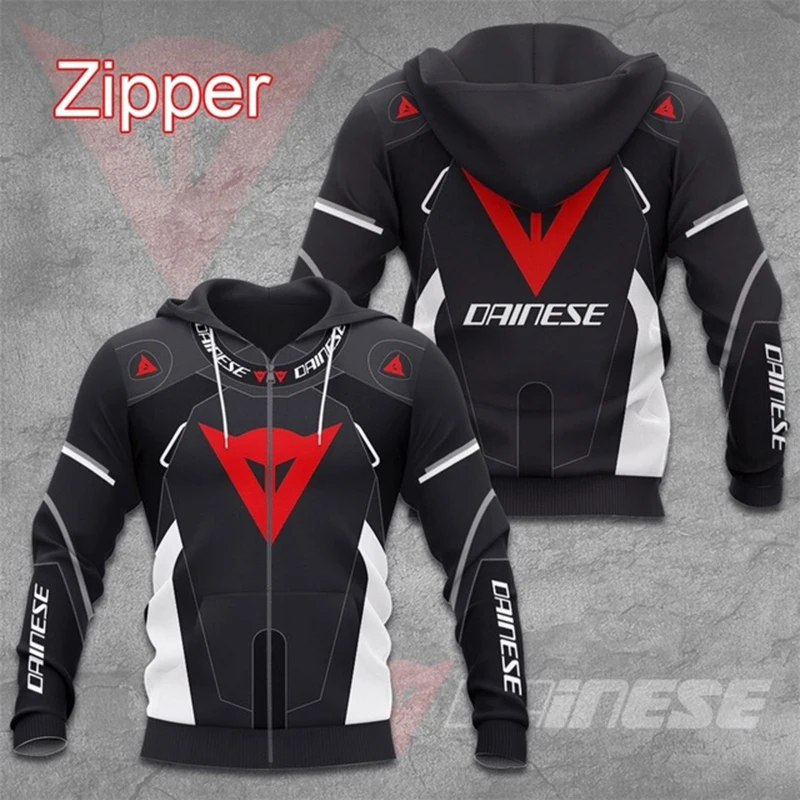 Motorcycle GP Racing Team F1 Men Zipper Extreme Sweatshirt Spring And Autumn Fashion Men Hooded Outdoor Street Large Size Coat