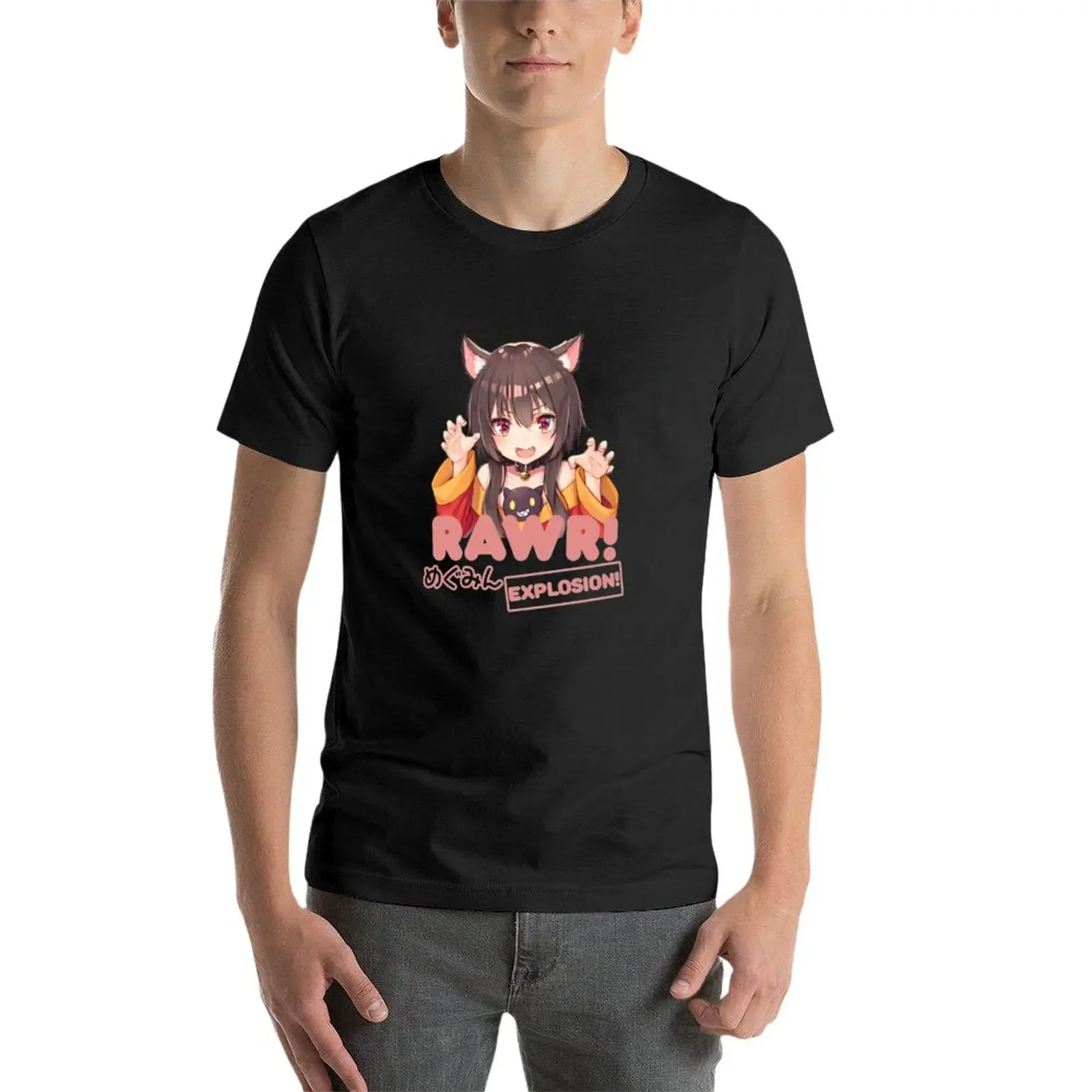 New Magumin Rawr T-Shirt blank t shirts oversized men shirt