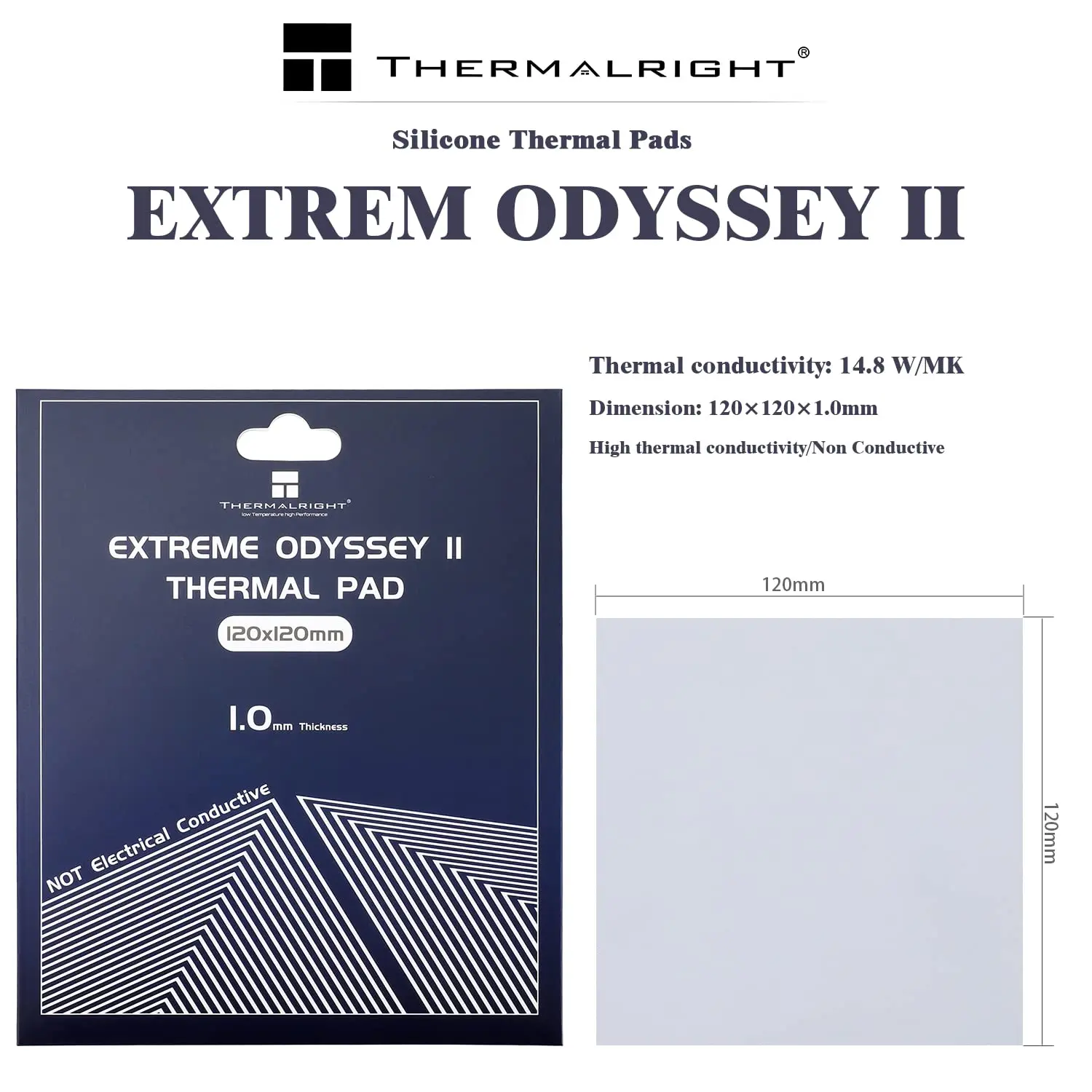 Thermalright ODYSSEY Ⅱ Heat Dissipation Silicone Pad CPU GPU Graphic