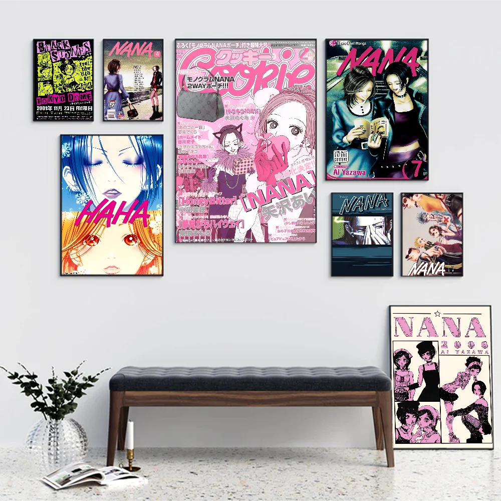 Плакат на белой бумаге в стиле ретро N-Nano плакат высокого качества настенная