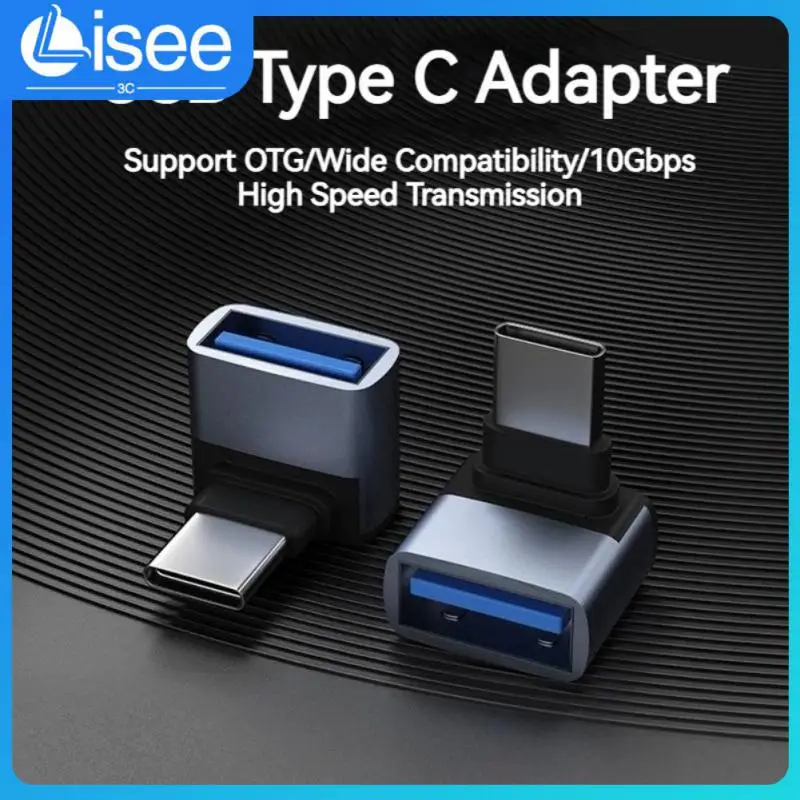

Usb3.1 Female Adapter Data Adapter 10gbps Fast Charging Charger Converter 90 Degree Elbow Universal Otg Adapter Female Adapter