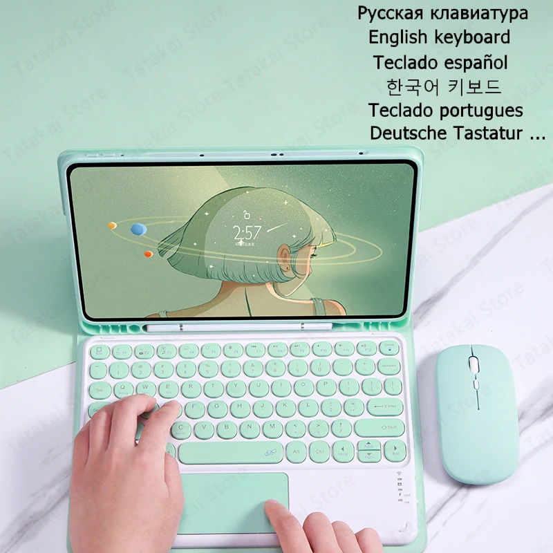 

Cover for iPad 10th Generation Case 10 9 Inch Keyboard Touchpad Case for Funda iPad 10 Generation Teclado Capa Coque Magnetic