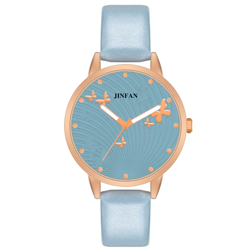 

Fashion Elegant Simple Butterfly Dial Watch for Women Luxury Dress Watch Casual Quartz Wristwatches Ladies Clock Reloj Mujer