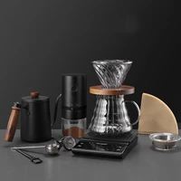 home coffee pot hand brewing pots set specialized manual coffee machine glass stylish caffeeware moedor de cafe kitchen tools