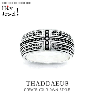 Кольцо с крестом, в европейском стиле, винтажное, модное украшение для женщин и мужчин, подарок из серебра 2020 пробы, Супер предложения