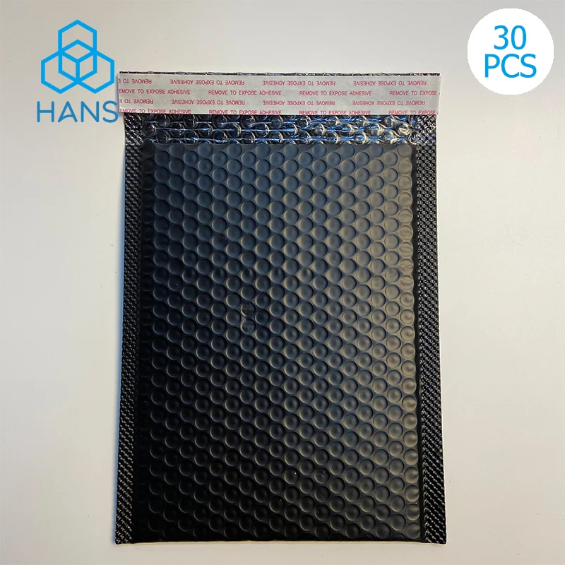 Bubble Mailers 30 Pack ,Black Bubble Mailers, Waterproof Self Seal Adhesive Shipping Bags,Padded Envelopes for Shipping, Mailing
