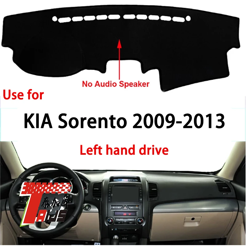 

TAIJS Factory 3Colors Simple Sport Polyester Fibre Car Dashboard Cover For KIA Sorento 2009 2010 2011 2012 2013 Left Hand drive