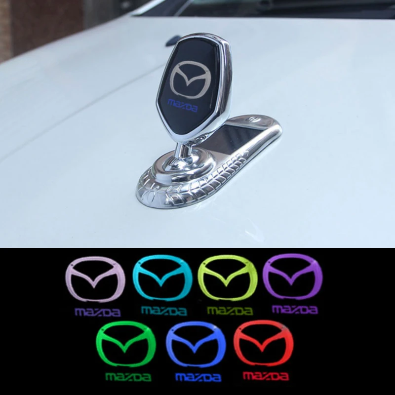 

Car Front Hood Badge Light for Mazda CX5 6 GH Atenza 3 Axela CX7 CX30 MX5 2 Demio 8 323 CX9 CX8 CX3 CX4 RX8 RX7 626 LED Emblem