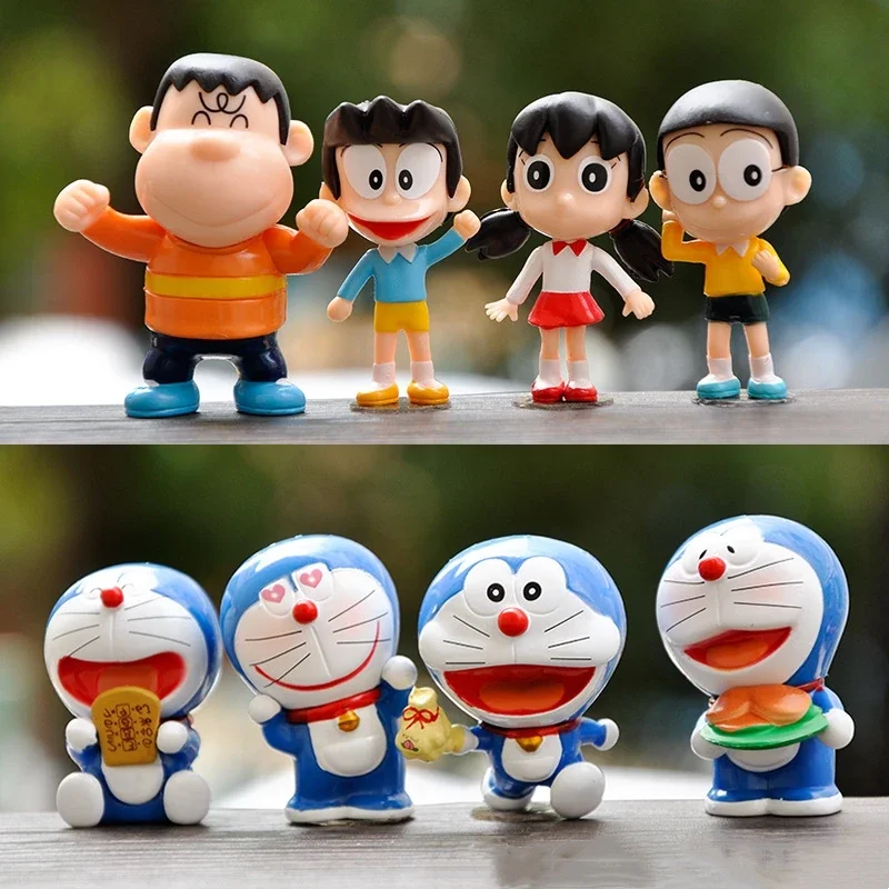 Экшн-фигурки Doraemon Nobita Nobi Shizuka Minamoto Takeshi Gouda Suneo Honekawa Dorami игрушки синяя кошка куклы