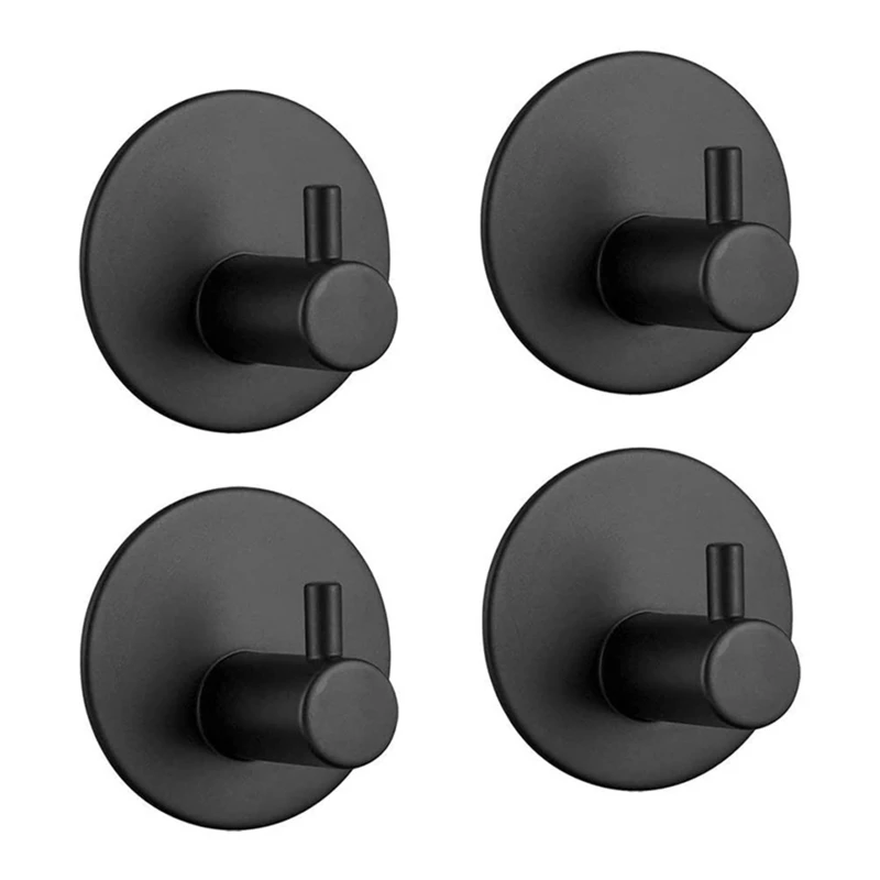 

Настенные крючки A9LB из нержавеющей стали, 4 шт., самоклеящийся держатель для полотенец, крючок, подставка для домашнего туалета