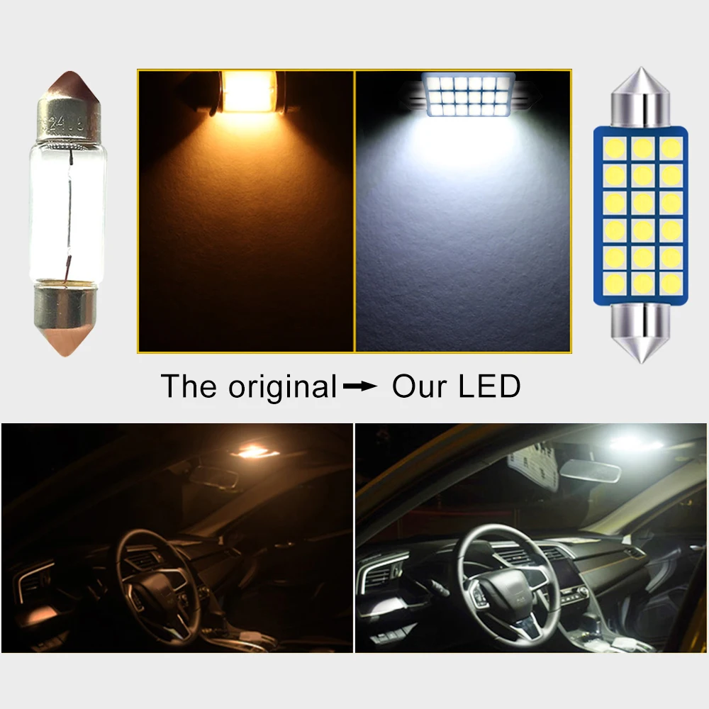 For Chevrolet Cruze 2016 2017 2018 2019 5pcs Canbus Car LED Kit Error Free Interior Dome Reading Lamps Trunk Light Accessories |