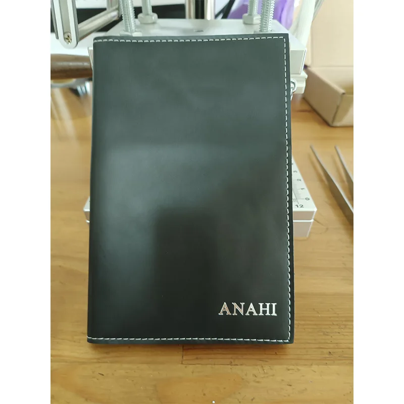 Free Customized Name Genuine Leather Passport Holder Lady Cowhide Travel Accessories Zipper Wallet for Men Gift Card Holder DIY